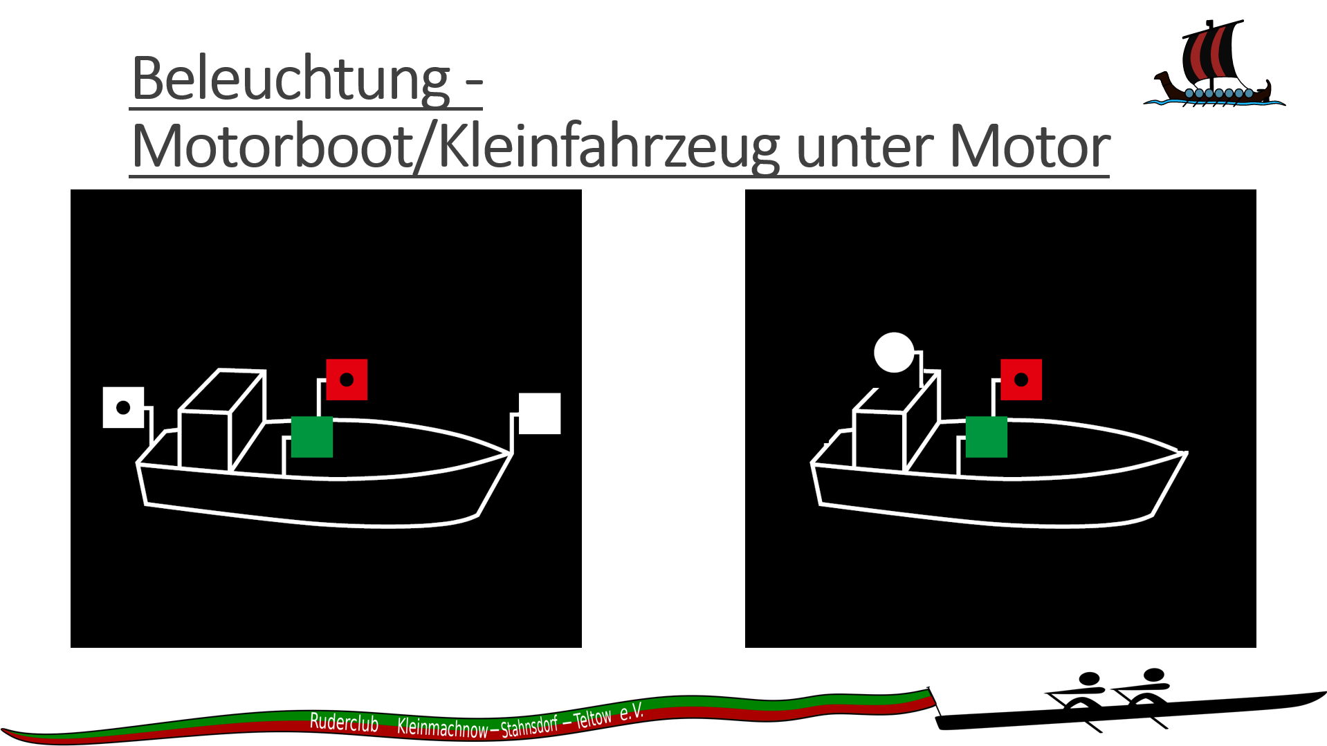 Beleuchtung Motorboot